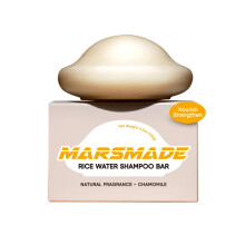 Champ en barra de agua de arroz MARS MADE 2.0: jab n natural hidratante para el cabello, fortalece el cabello y nutre el cuero cabelludo.