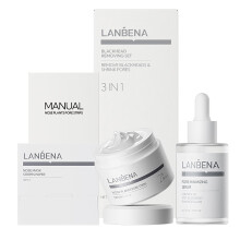 LANBENA 3-in-1 Blackhead Remover Set: Pore Strips 30g + Pore Serum 30ml + Removal Paper (B0DNPWVN31)