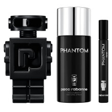 Paco Rabanne Phantom 3-teiliges Set f  r Herren (3,4 oz Parfum + 5,1 oz Deodorant Spray + 0,33 oz Parfum Reisespray)