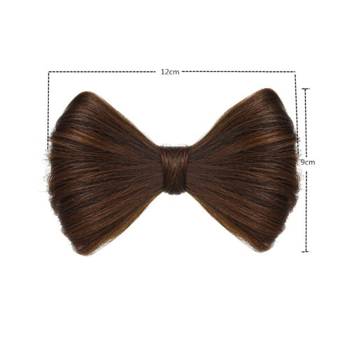2 Pcs Clips de Peruca com Laço Falsos Coques Acessórios para Cabelo 1