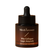 [MediAnswer] Vita Collagen Logic Ampoule  K-Beauty Advanced Firming Serum with 30% Collagen Complex & Multi-Vitamin Complex  Anti-Aging Face Serum (30