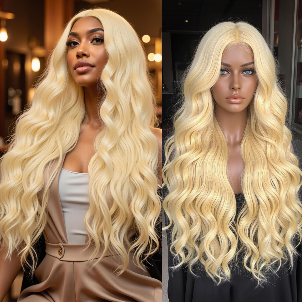 Hoifise 613 13X6 Lace Front Wig Human Hair Body Wave 200 Density Hd Lace Front Wigs Human Hair Blonde Wig Human Hair Glueless Wigs Human Hair Pre Plucked Pre