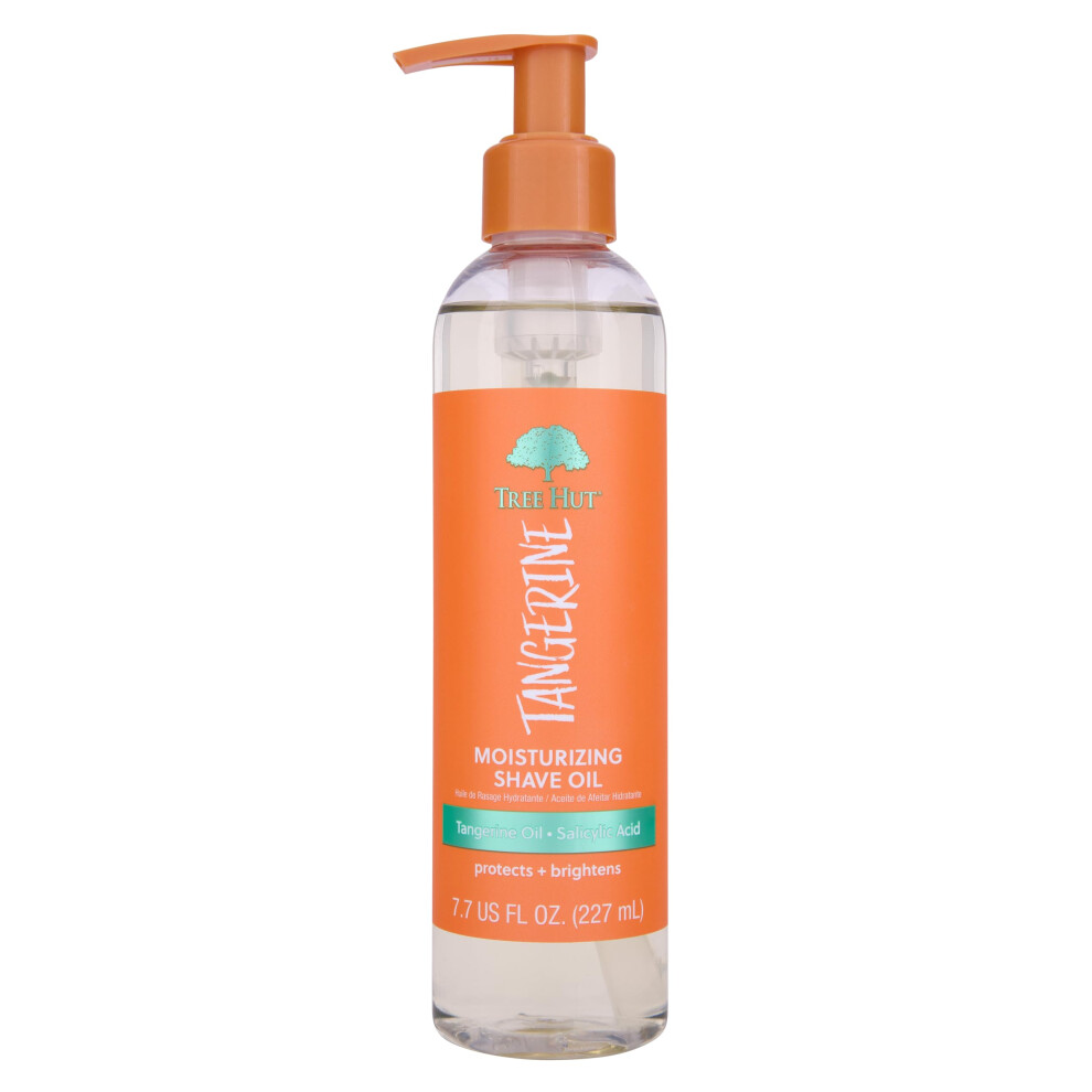 Trã¦Hytte Tree Hut Bare Tangerine Moisturizing & Hydrating Bare Shave Oil | Made With Soothing Jojoba Oil | Gel-To-Oil Formula Helps Prevent Razor Bumps Ingrow