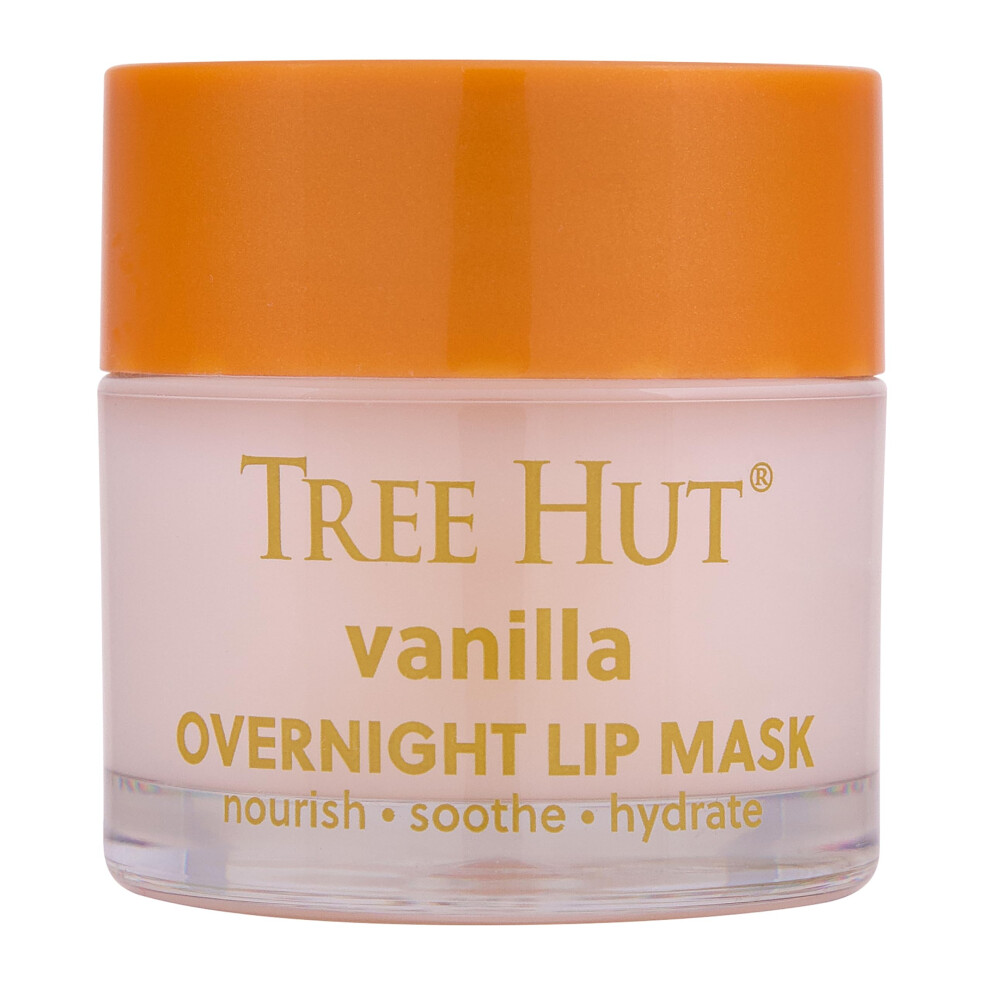 Trã¦Hytte Tree Hut Vanilla Overnight Lip Mask | Leave On Overnight & Wake Up To Soft Hydrated Lips | Elevate Your Self Care Routine | .6 Oz.