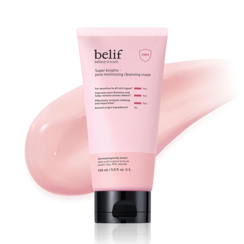 Viera Belif Super Knights - Pore Minimizing Cleansing Mask 3-In-1 Facial Mask & Cleanser