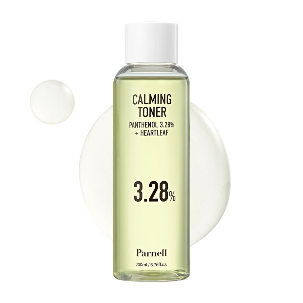 Parnell Panthenol 3.28% | 200Ml / 6.76 Fl.oz. | Heartleaf Calming Toner 200Ml Soothing Hydrating Toner Korea Skin Care Korea Beauty