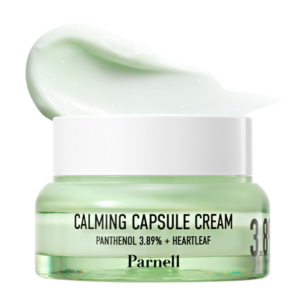 Parnell Cream Panthenol 3.89% | 50Ml / 1.69 Fl.oz. | Heartleaf Calming Capsule Acne Soothing Korea Skin Care Korea Beauty