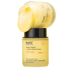 belif Super Knights - Máscara Multi Vitaminas - Máscara Noturna para Pele Opaca