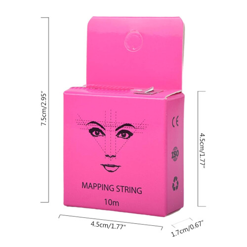 10M Rosa Microblading Mapping String Rdfri trd fr Makeup gonbryn Semipermanent Brow Positioning Mt Frblckt gonbryn Mapping String Microbl 1