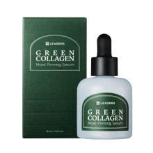 Leaders Green Collagen Moist Firming Serum - Vegan Plant-Powered Anti-Aging Skin Firming Hydration Improves Elasticity Repairs Skin Barrier Phyto