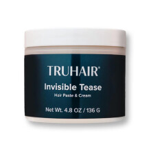 Truhair Invisible Tease Styling Cream and Paste | Mens & Womens Hair Styling Cream for Shaping Texturizing and Hold | Lightweight & Non-Greasy Hair