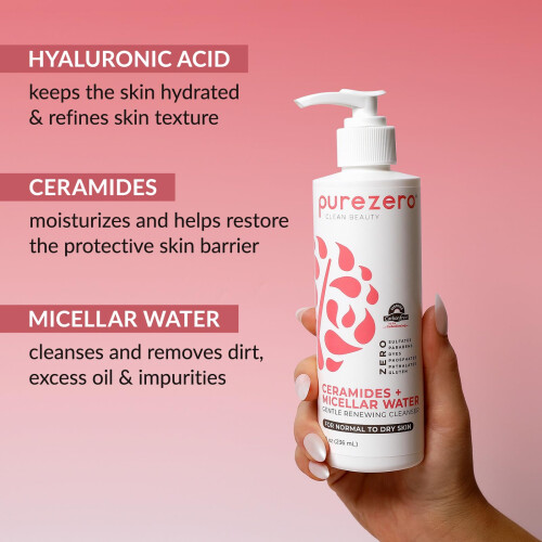 Purezero ansigtsrens 8 oz 2