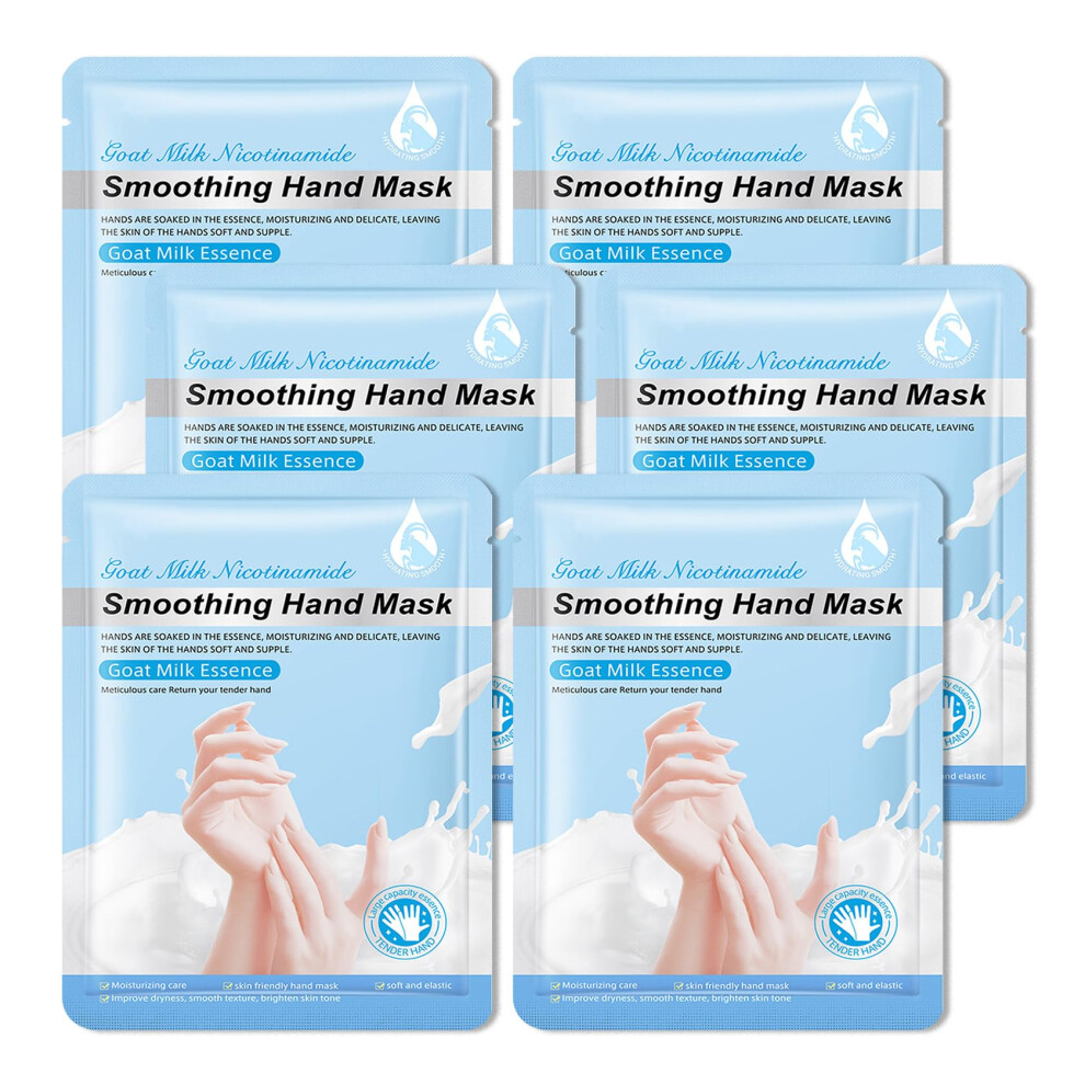LJYBoBin Hand Mask Moisturizing Gloves 6 Pack Hydrating Hand Mask for Women Soft Gloves for Dry Cracked Skin J-image-OPC-PGMDRYQ-NEW