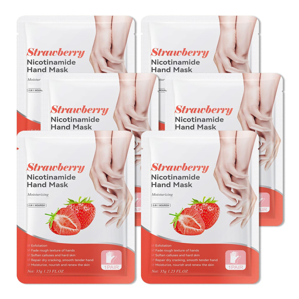 LJYBoBin Hand Mask Moisturizing Gloves 6 Pack Hydrating Hand Mask for Women Soft Gloves for Dry Cracked Skin E-image-OPC-PGMDRYY-NEW