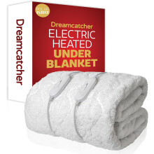 (Super King, Polar Fleece Electric Blanket) Dreamcatcher Double Electric Blanket 190 x 137cm, Soft Fleece Polyester Electric Blanket Fitted Underblanket Mattress Cover, 3x Heat Sett...