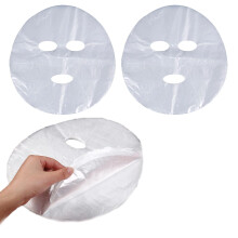 UtySty 400 Pack Plastic Facial Mask Disposable Sheet Mask Wrap Face Moisturizer Mask DIY Forehead Wrinkle Patches for Clay Face Creams Mud Mask Colla