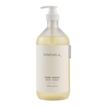 NINEMILA Pure Hinoki White Musk Bath and Shower Soap Cleanser for Body Care - Smooth Exfoliating Skin PH control Soothing care with Hinoki Essentia