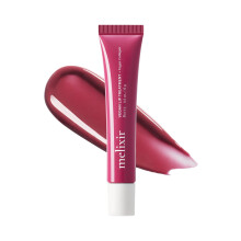Melixir Vegan Lip Treatment Sheer Tinted Lip Balm for Instant Hydration & Shine Moisturizing Lip Gloss Infused with Vegan Collagen & Jojoba Oil C