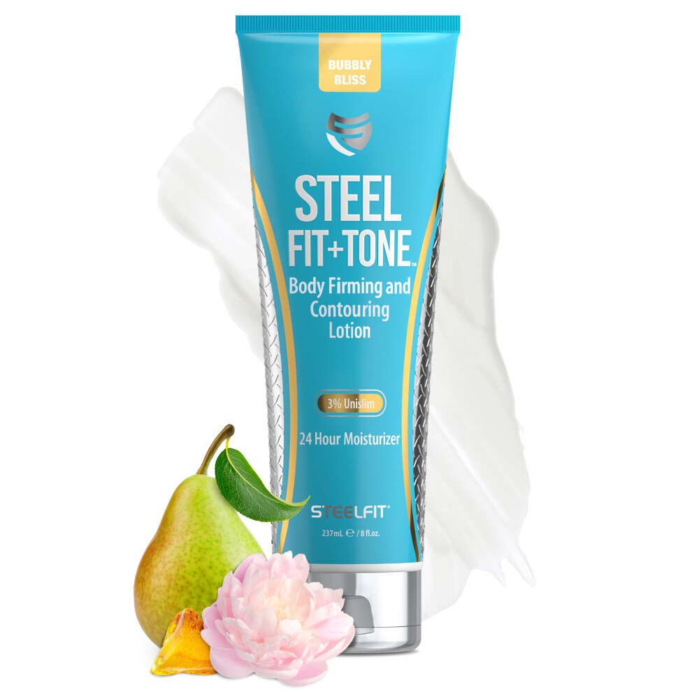 Steelfit Cream Firming Body Lotion - Contouring & Skin Tightening For Body - Firm & Tone Cellulite Remover For Legs Belly & Saggy Skin - Nourishing &