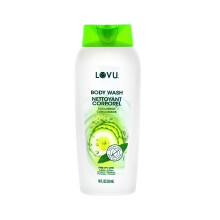 LOVU Gel de Banho, Pepino, Sem Sulfatos