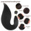 Cabelo de trança pré-esticado preto 24 polegadas 8 pacotes 3