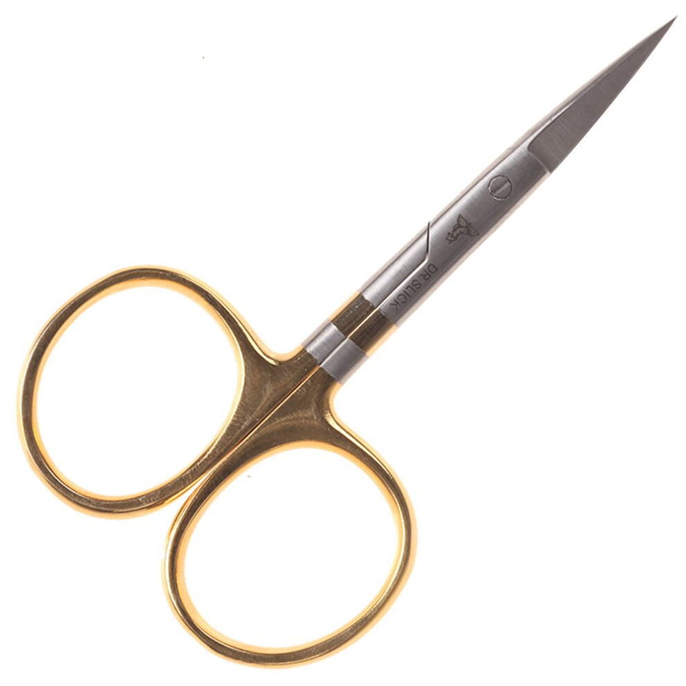 Dr. Slick Gold Hair Scissor 4-1/2"""" Loops Straight
