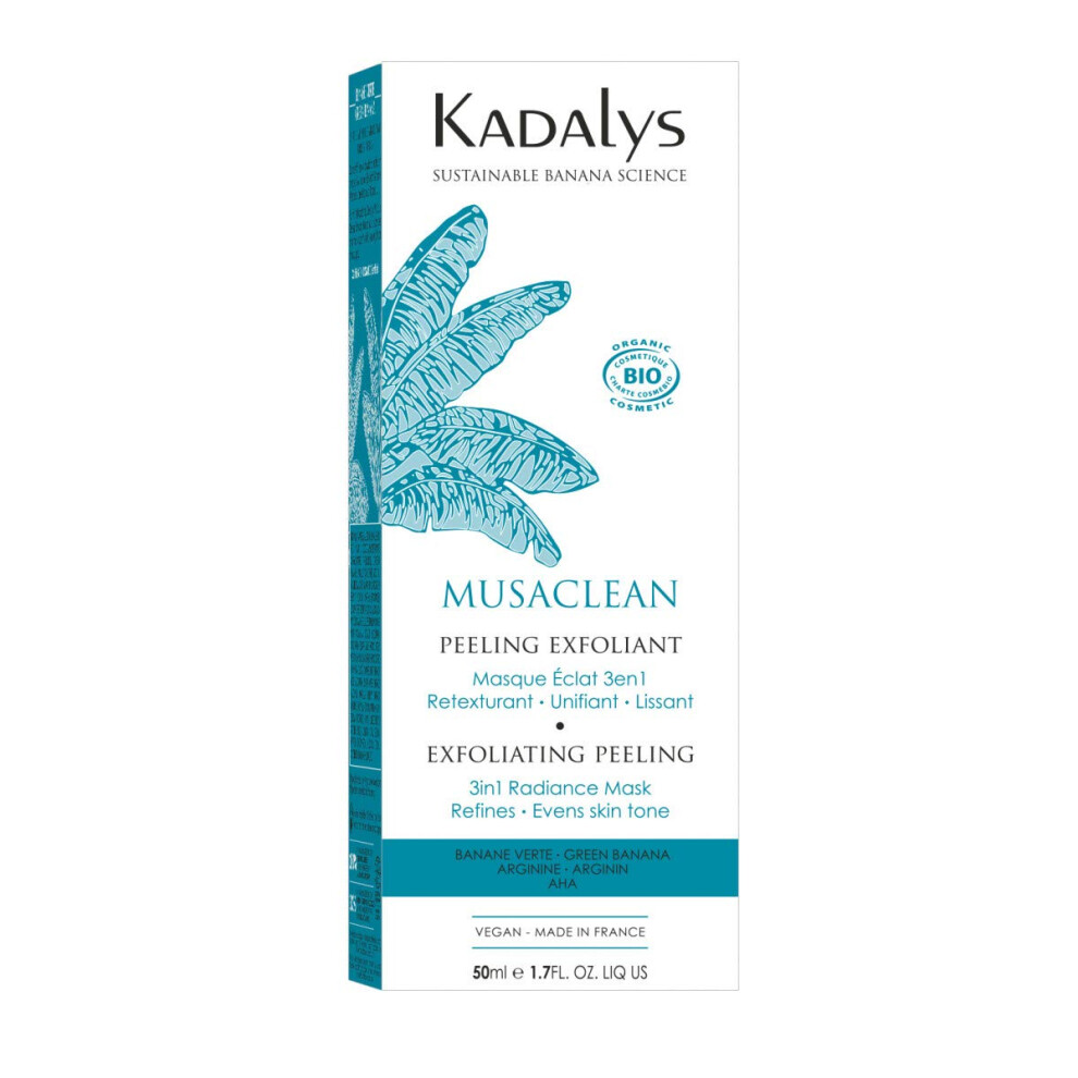 Kadalys Musaclean Peeling - Organic - Masque Peeling Exfoliant Bio 1.69 Fl Ounce
