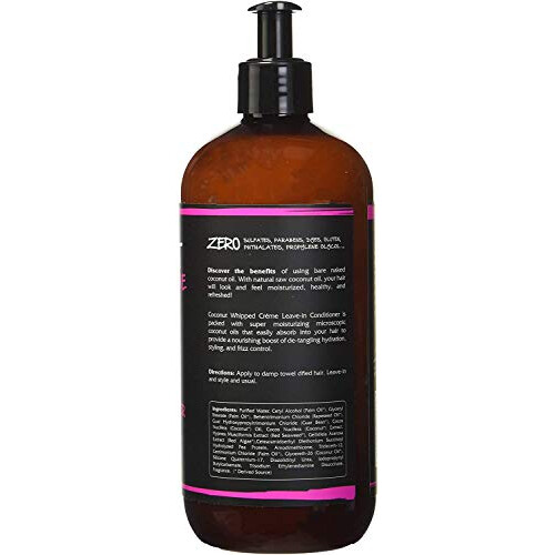 RENPURE Coconut Whipped Creme Leave-In Conditioner Basic Doft 16 Fl Oz 1