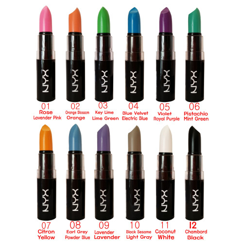 NYX Professional Makeup NYX Nyx μακαρόν παστέλ κραγιόν χειλιών - key lime: mals03 ""πράσινο lime"" 0.16 oz 2