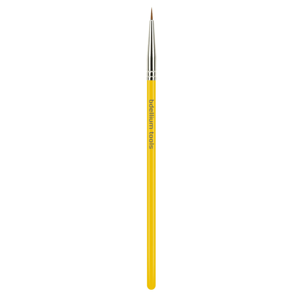 Bdellium Tools Professional Makeup Brush - Studio Series 706 Fine Point Eyeliner - With Soft Synthetic Fibers For Ultra-Fine Detail And Lining (Yello