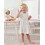 SMA Fivela de Cabelo Grosgrain Clássica para Meninas com Centro Liso, Laranja 4