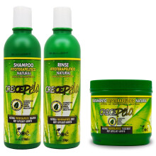 BOE Crece Pelo 3 in 1 Combo Set Shampoo Fitoterapeutico Rinse Fitoterapeutico Tratamiento Fitoterapeutico