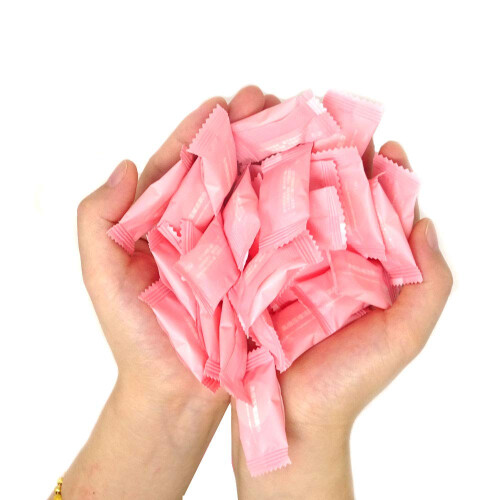HONBAY 50 τεμάχια Magic Compressed Travel Towel Πανί μιας χρήσης από συμπιεσμένο βαμβάκι 1