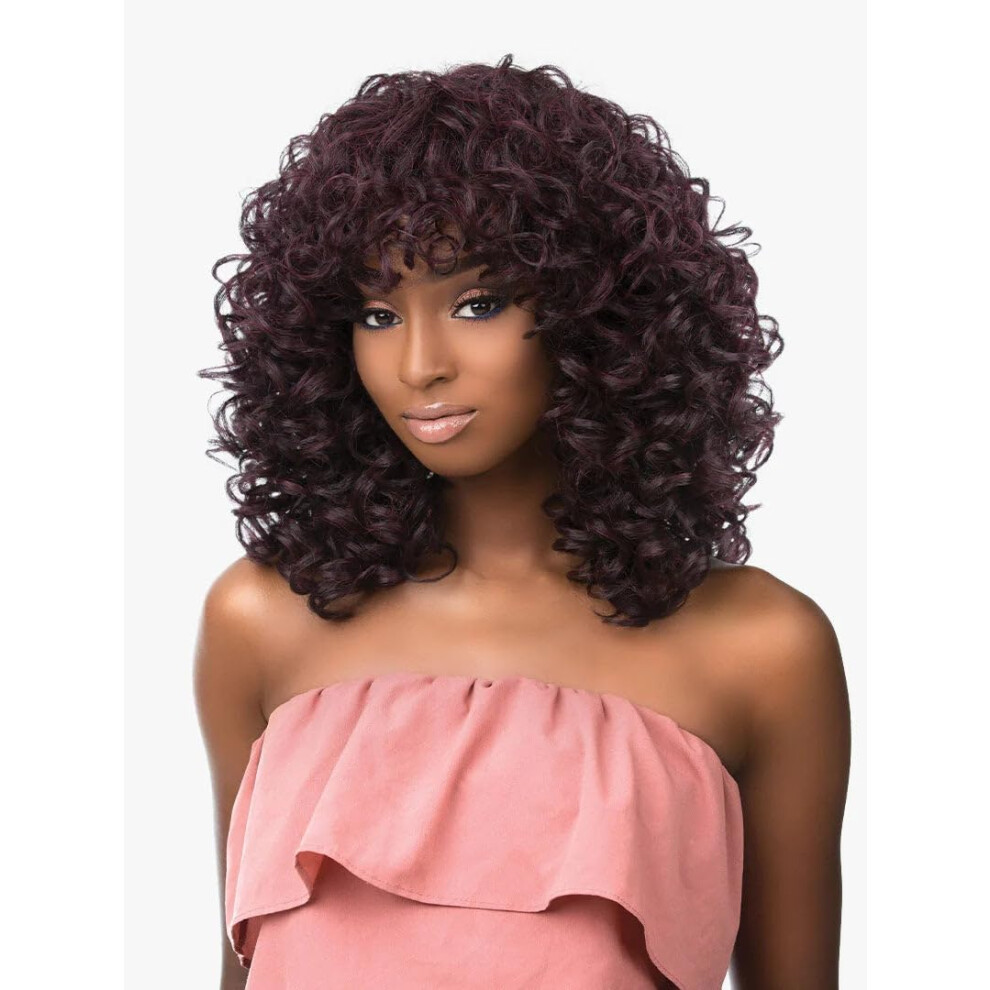 Sensationell Unisex Not,Specified Sensationnel Instant Weave Synthetic Half Wig - Gigi (1B)