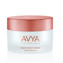 AVYA Nattfuktkräm (1.7oz) - Avancerad Ayurvedisk Hudvård/Retinolkräm med Antioxidanter
