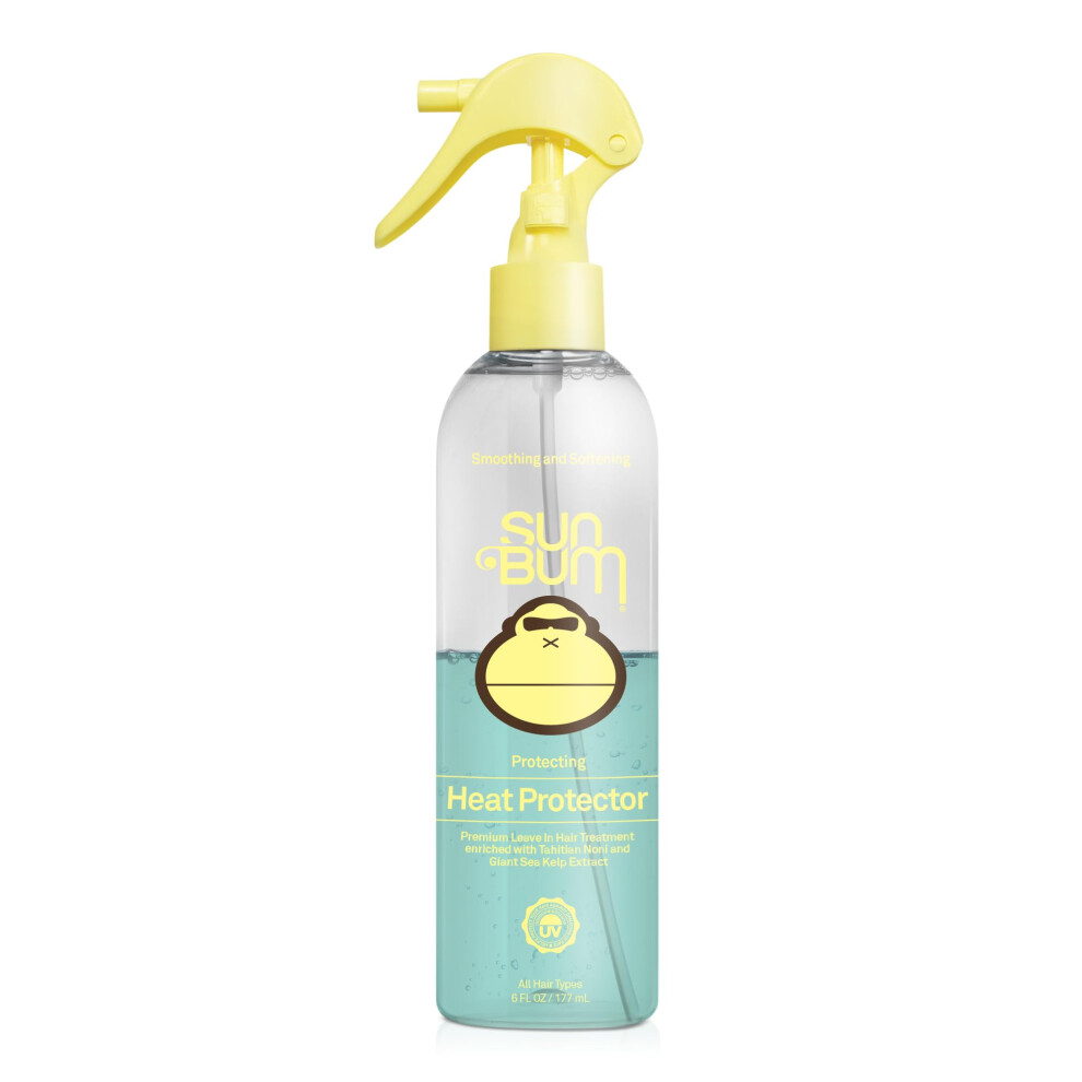 Photos - Hair Styling Product Sun Bum Heat Protector Spray Vegan and Cruelty Free Hair Protecting Spray for All Hair Types 6 oz 80-41330