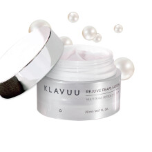 KLAVUU PEARLSATION Enriched Pearl Eye Cream - Face Moisturizer Niacinamide Enhances Skin Elasticity Dark Circles Under Eye Treatment with Anti-Agi