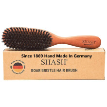 Since 1869 Hand Made in Germany - The Classic 100% Boar Bristle Hair Brush, Suitable For Thin To Normal Hair - Naturally Conditions Hair, Improves Tex