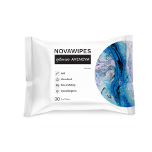 NovaWipes By Avenova - Soft Strong Hypoallergenic Non-Irritating Durable Absorbent Multi-Layer Dry Wipes for use when Applying Avenova Spray (3