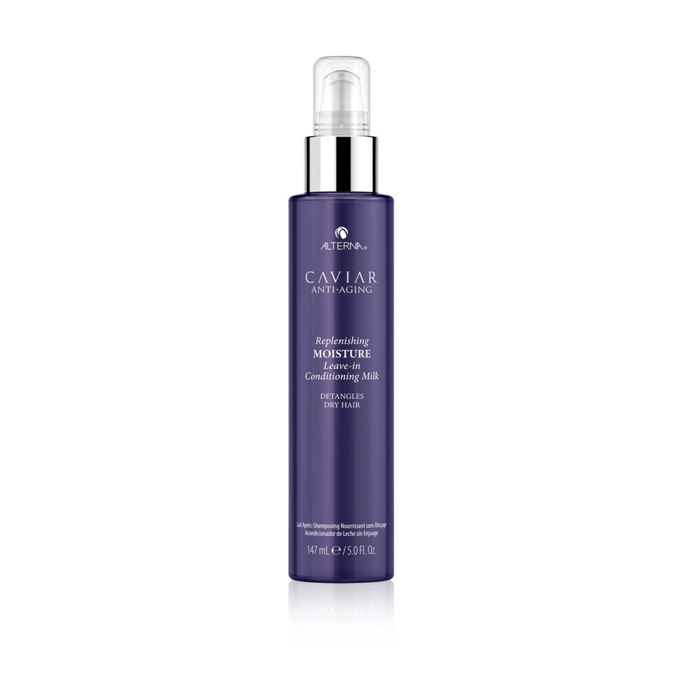 Alternat Va Alterna Caviar Anti-Aging Replenishing Leave-In Conditioning Milk 5 Ounce | Detangles Dry Hair | Sulfate Free Paraben Free