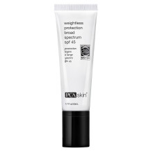 PCA SKIN Weightless Protection Broad Spectrum SPF 45 - Oil-Free Hydrating Face Sunscreen with 8.4% Zinc Oxide for Acne-Prone Skin & All Skin Types (1.