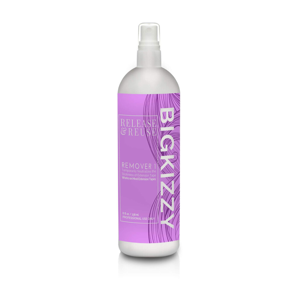 Big Kizzy Remover 1 Tape in Extension Remover  The Fastest & Easiest Tape-In Hair Extensions Adhesive Remover  8 oz