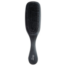 Diane Boar Curved Wave Brush for Men and Women - Black Soft Bristles for Fine to Medium Hair - Use for Detangling Smoothing Wave Styles Soft
