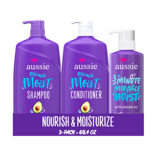 Aussie Aussie Miracle Moist Σαμπουάν & Conditioner με 3 λεπτά Miracle Deep Conditioner