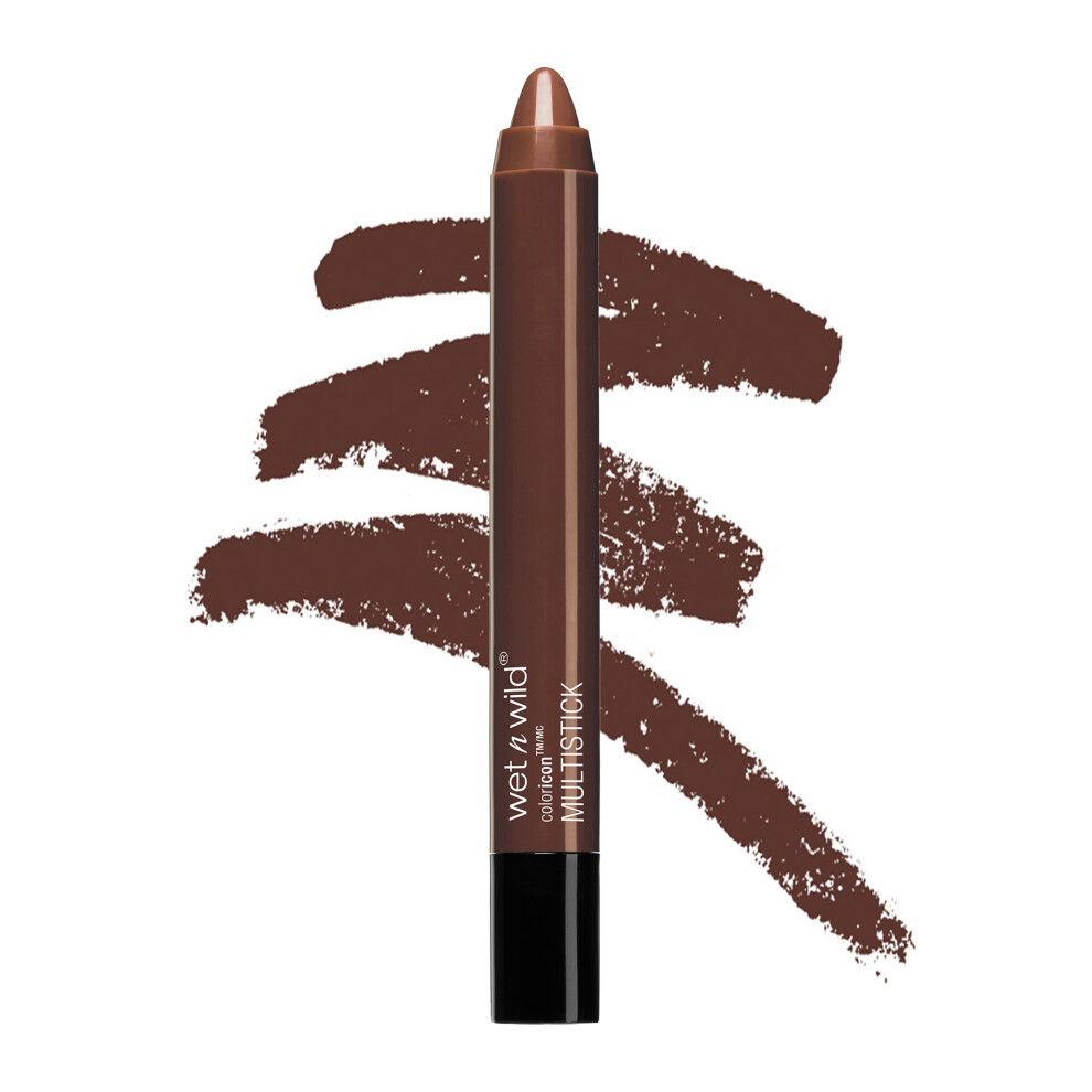 Photos - Eyeshadow Wet n Wild Color Icon Cream  Makeup Multi-Stick Dark Brown Cheat Day Cream,Brown 524A 
