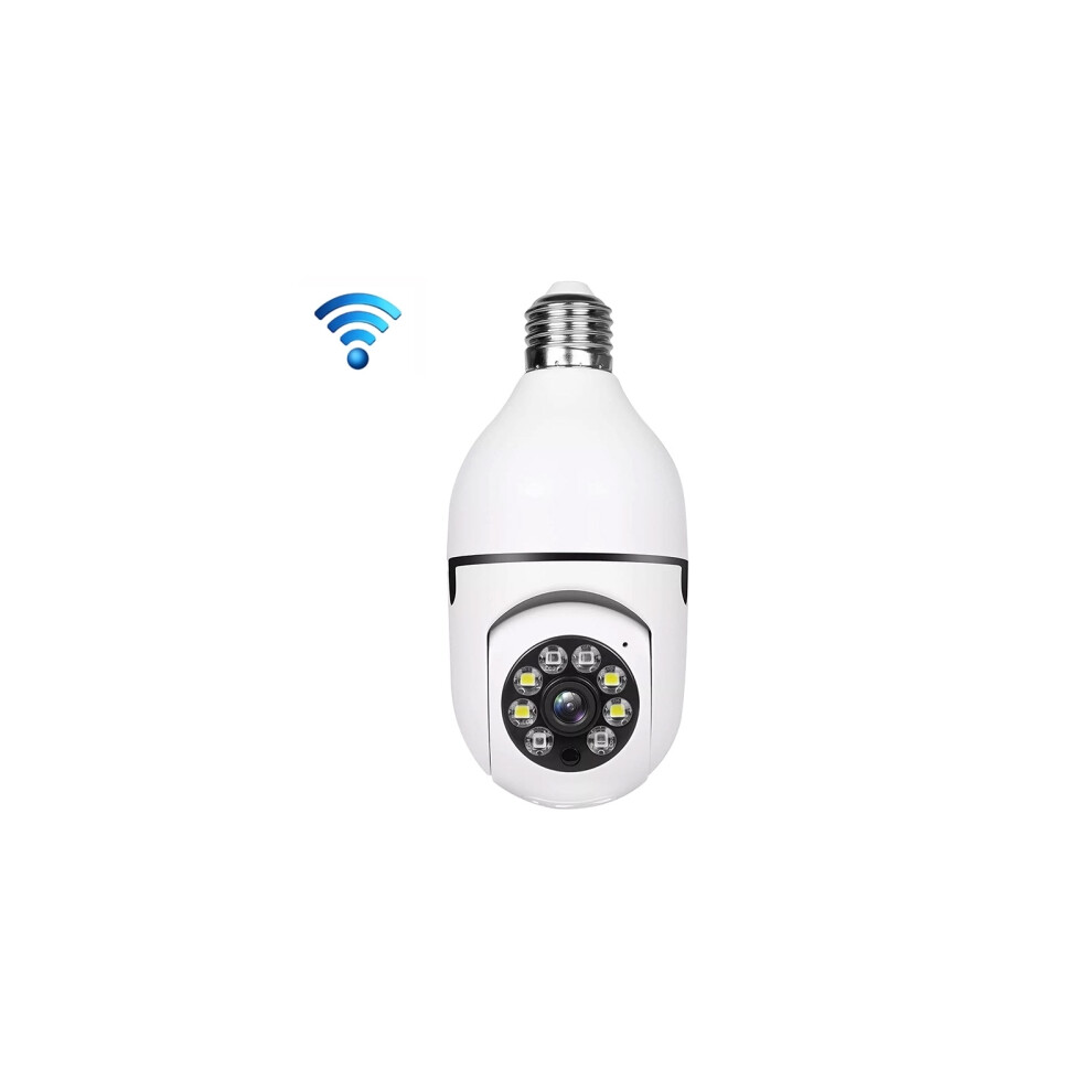 A6 2MP HD Light Bulb WiFi Camera supports motion detection/two-way voice/night vision/TF card with 32G memory card