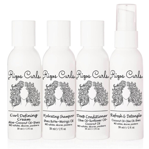 Σετ Ταξιδιού Rizos Curls με Σαμπουάν, Conditioner, Κρέμα & Σπρέι