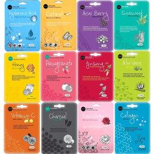 celavi ansigtsmaskes?t Koreansk sk?nhedsessens ansigtspapirarkmaske Korea Hudpleje Fugtgivende 12 Nye smagsvarianter K-Beauty Skincare 12 masker