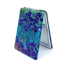 Espelho Aumentador Aeisage para Bolsa Espelho Flor Pequeno Espelho Cosmético Compacto para Mulheres