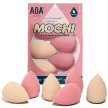 Set de Blenders Mochi AOA Studio Collection sans Latex haute définition 6 pièces pour maquillage